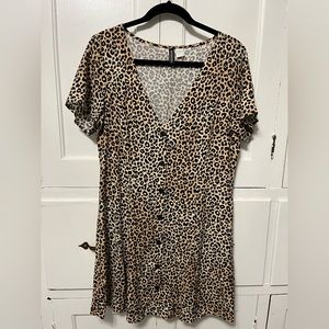 Cheetah print dress